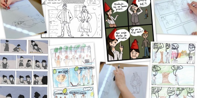 Odprtje razstave Dialogi v oblačkih